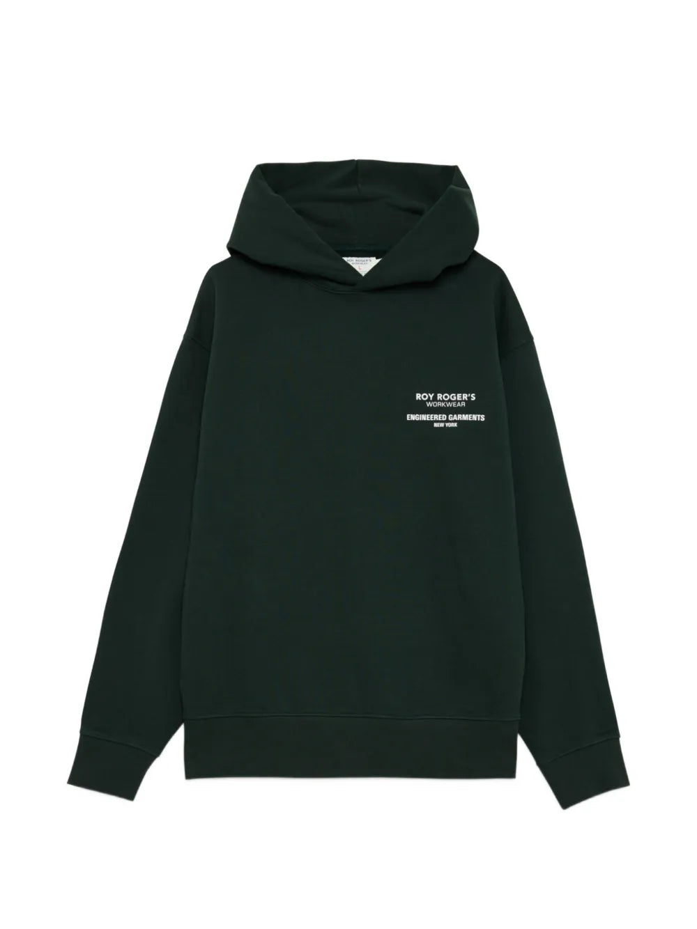 x ENGINEERED GARMENTS graphic-print cotton hoodie