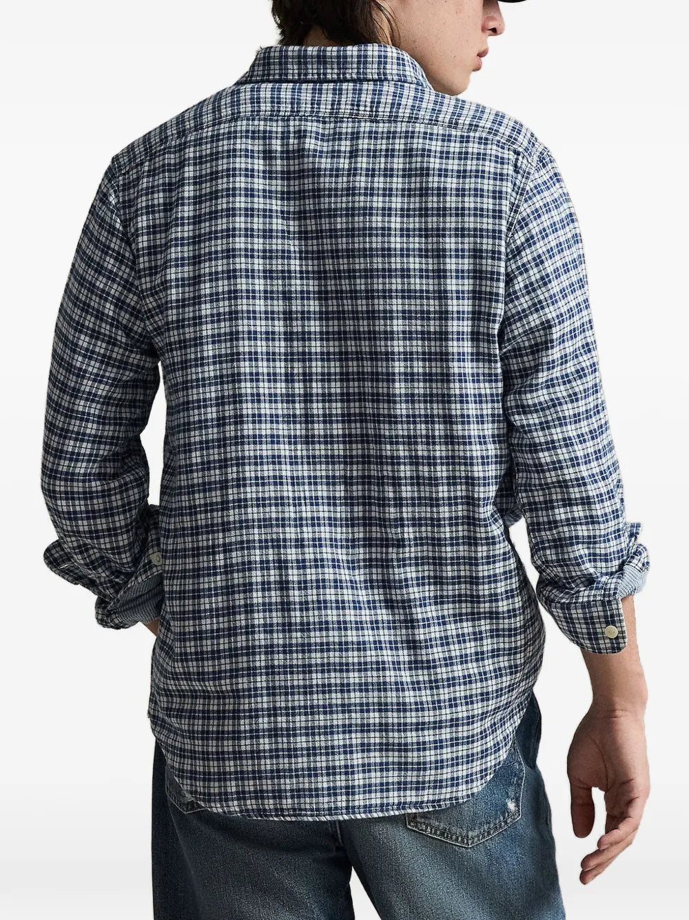 Classic fit double-faced Oxford shirt
