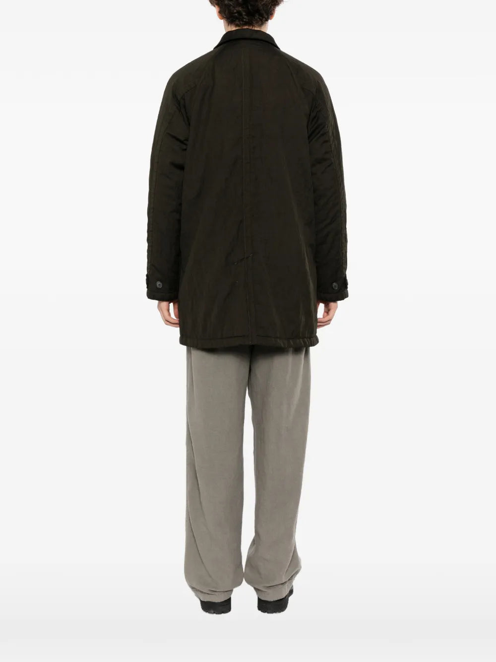 logo-patch coat 