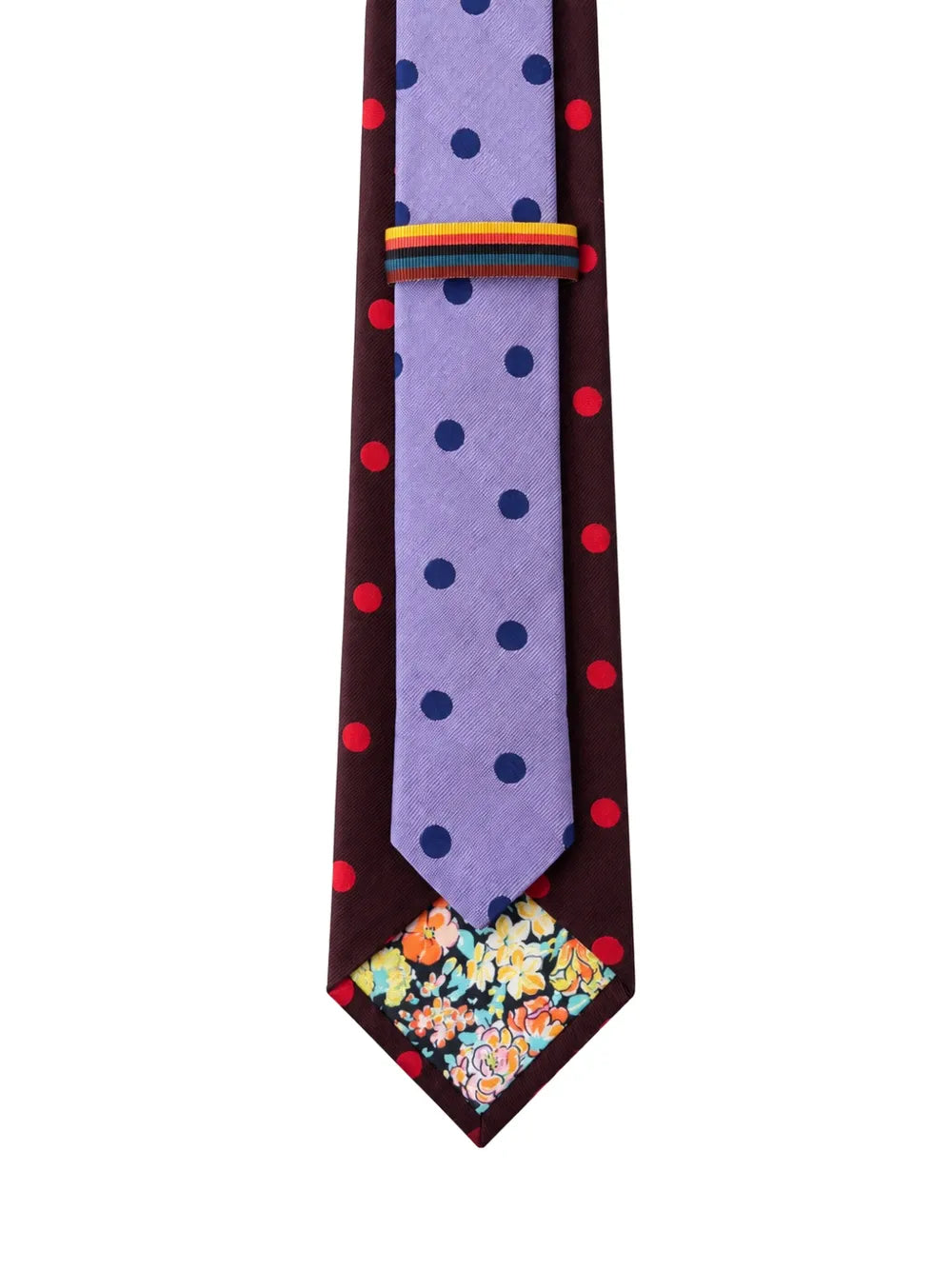polka-dot silk tie