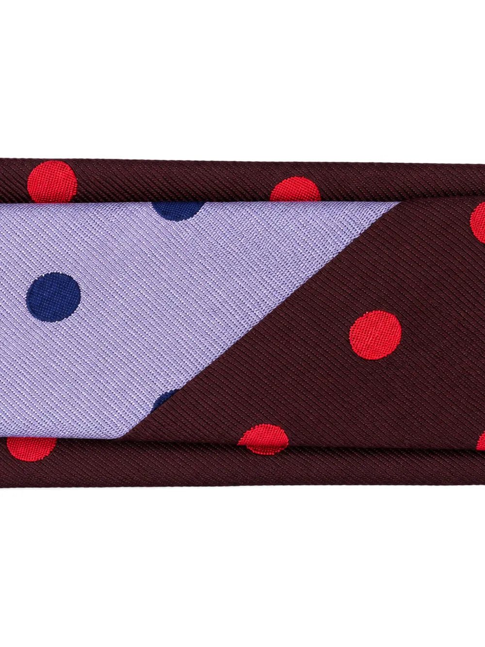polka-dot silk tie