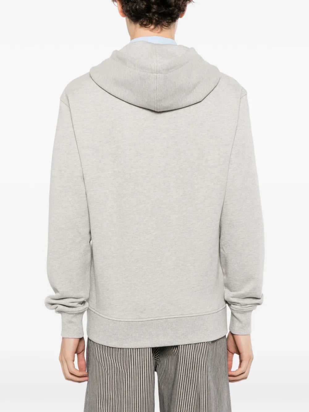 logo-embroidered hoodie 