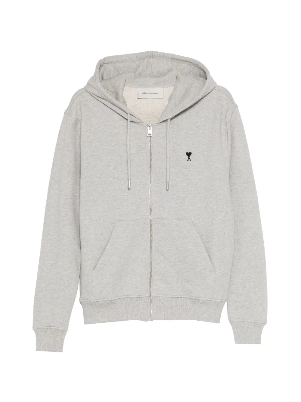 logo-embroidered hoodie 