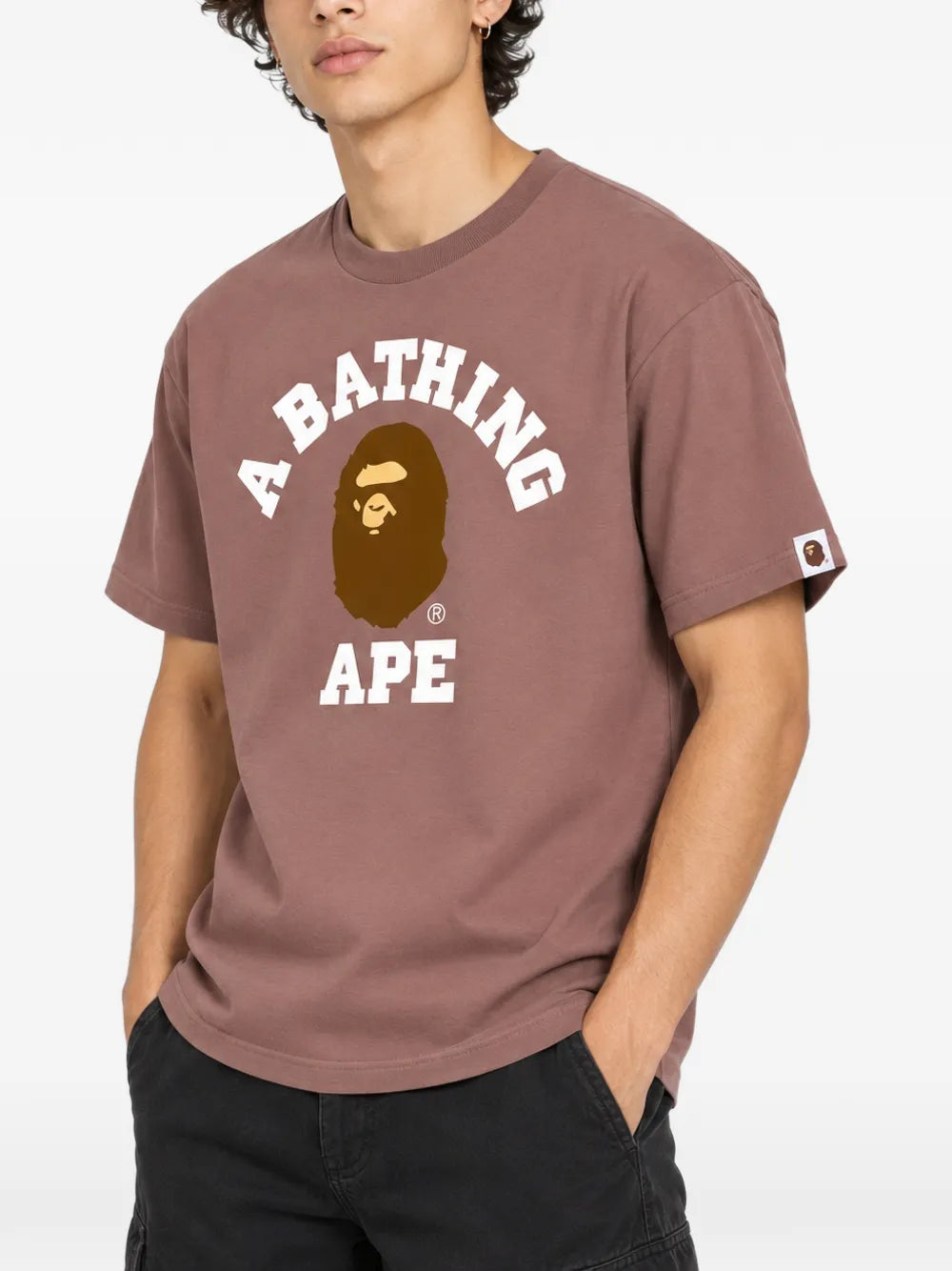 short-sleeve college T-shirt