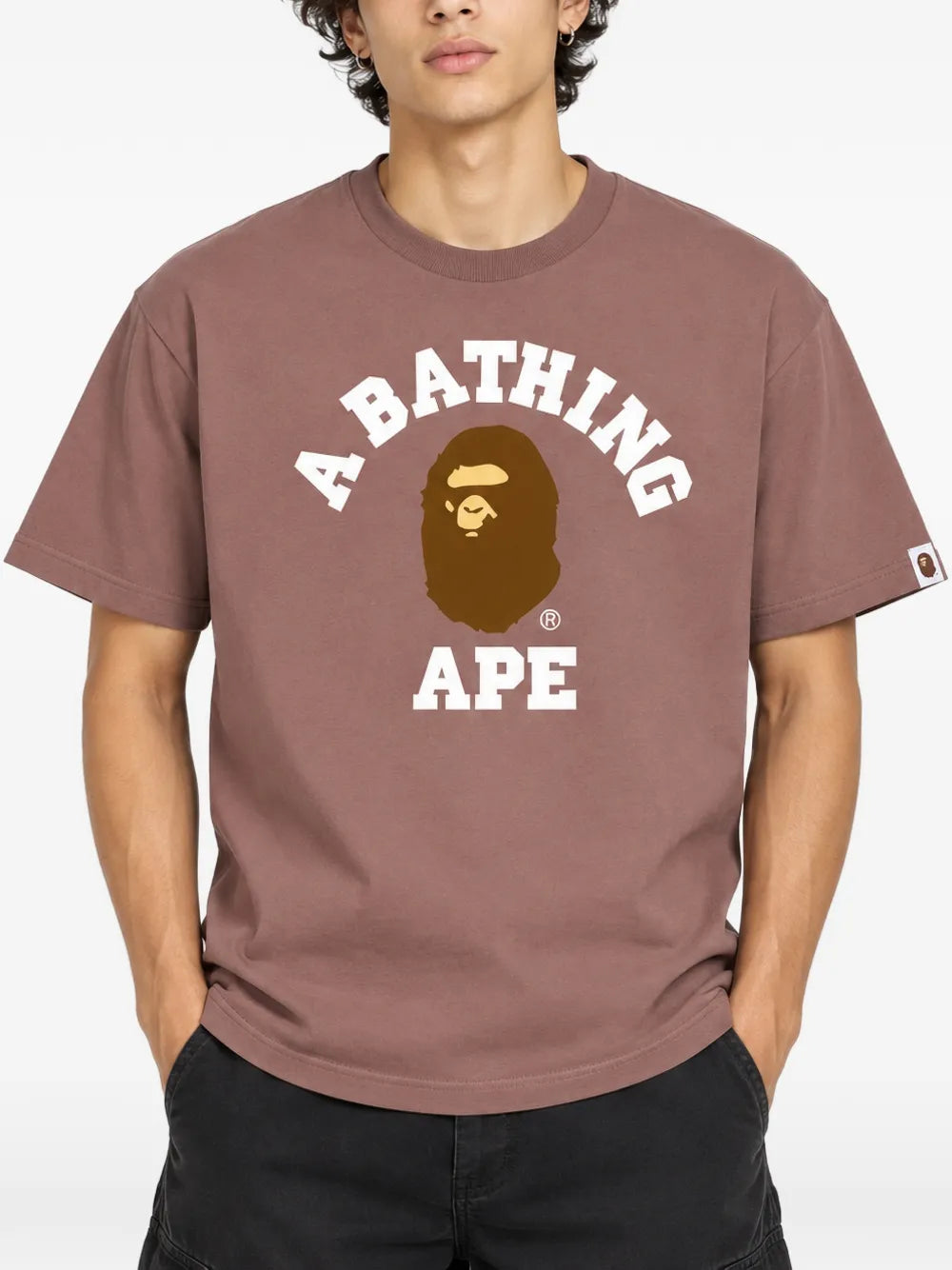 short-sleeve college T-shirt