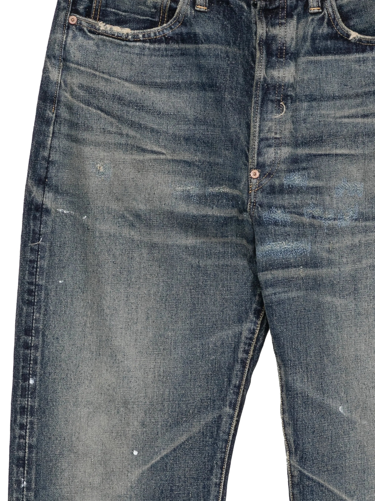 Graphic-Print Jeans