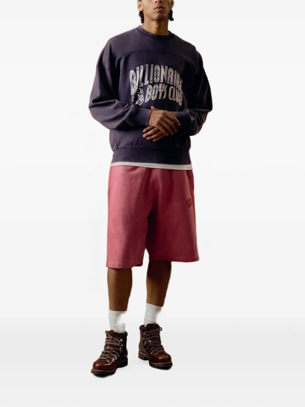 logo-print washed sweatshirt