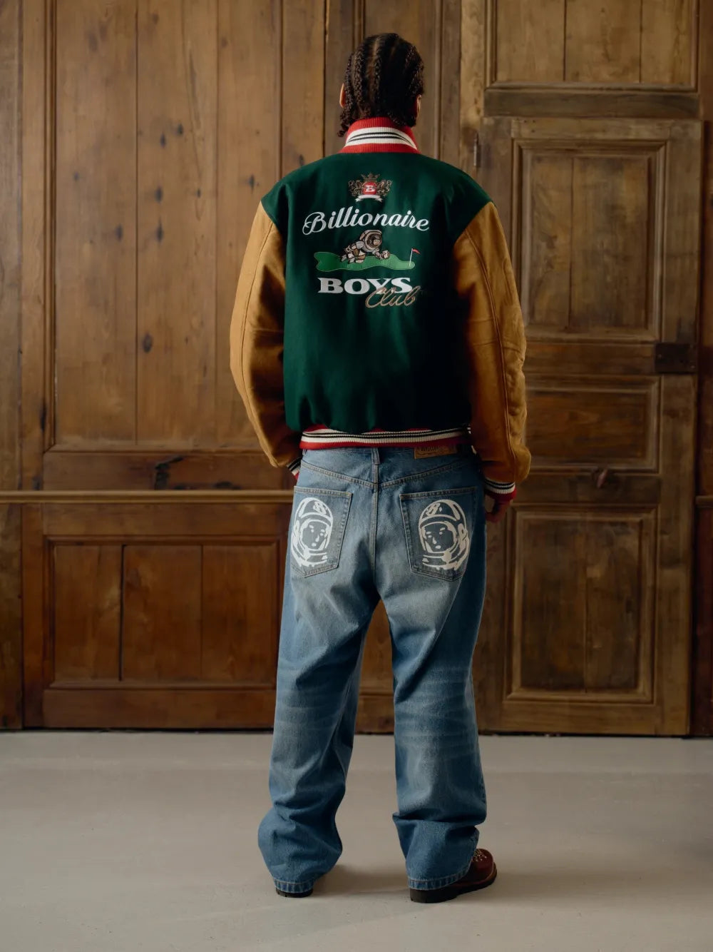 Astro Golf Club embroidered-logo varsity jacket