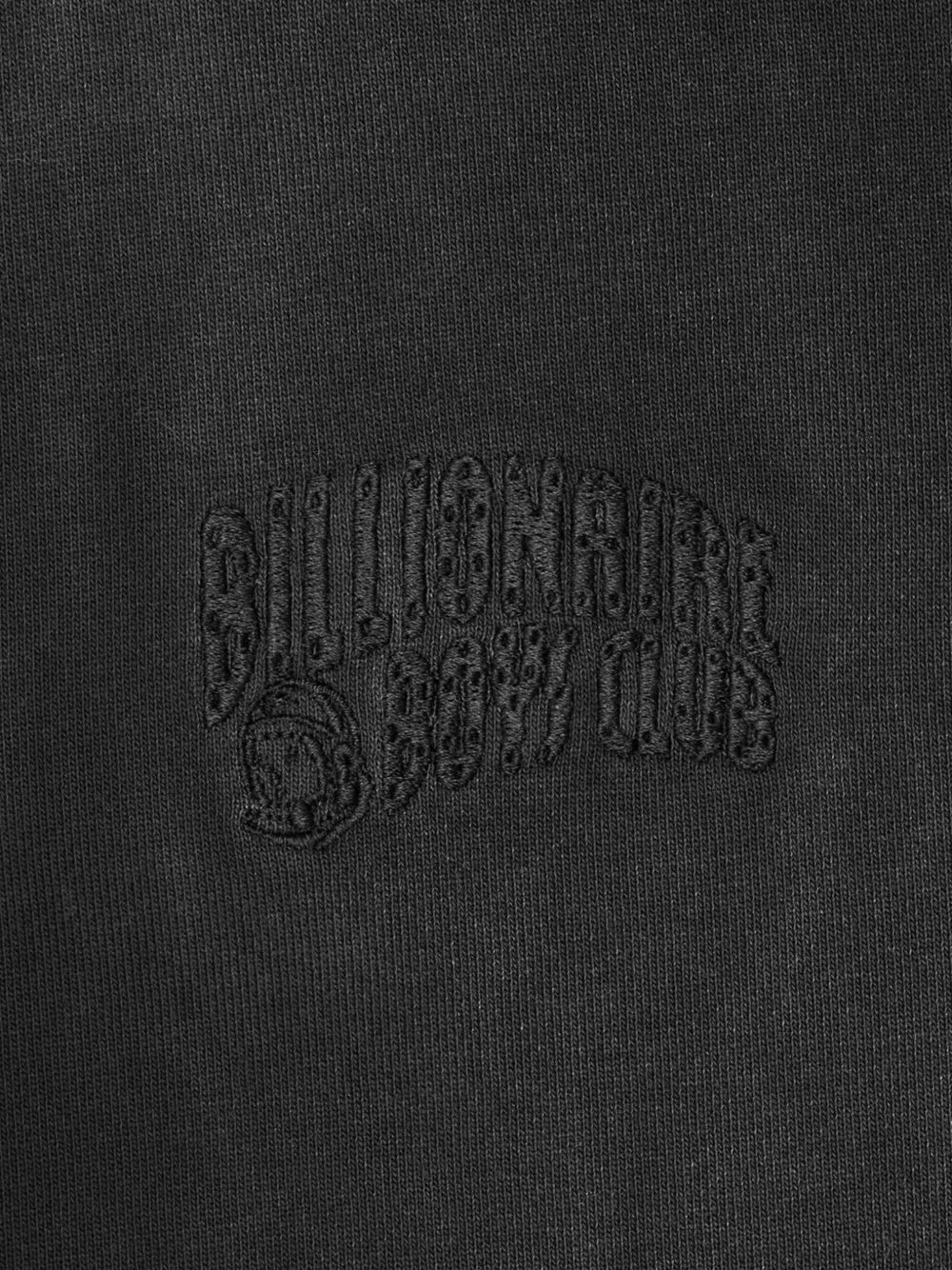 logo-embroidered zip-up hoodie