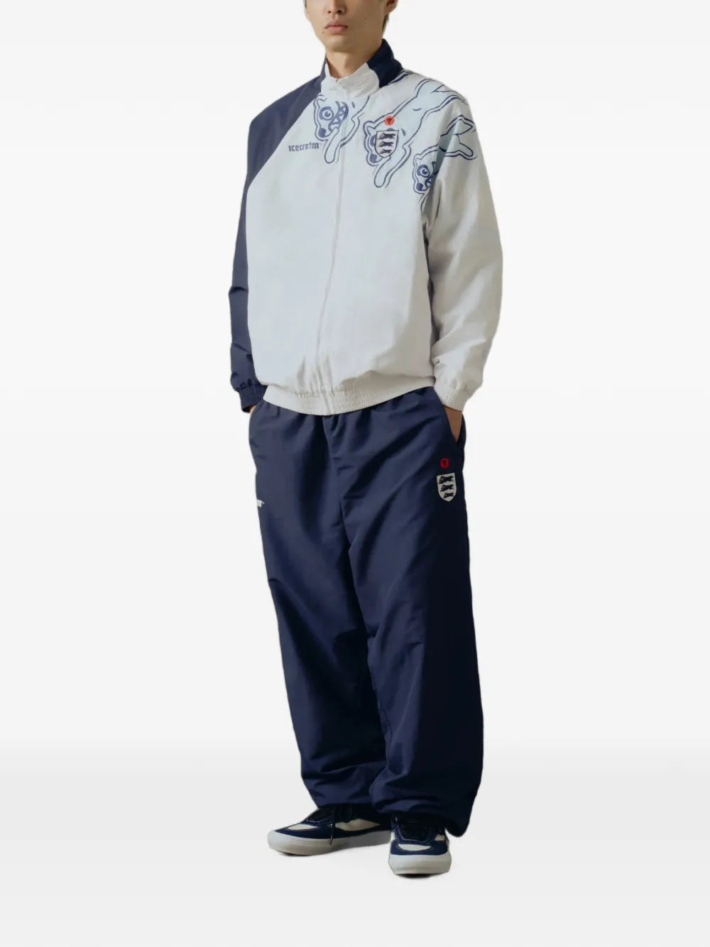 logo-embroidered track pants