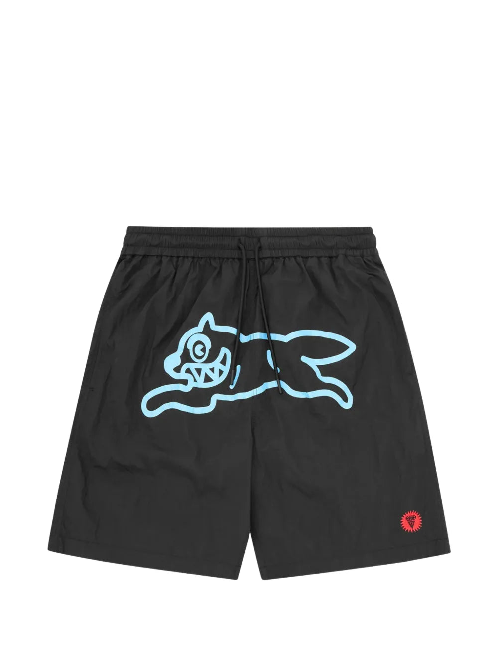 Running Dog graphic-print shorts