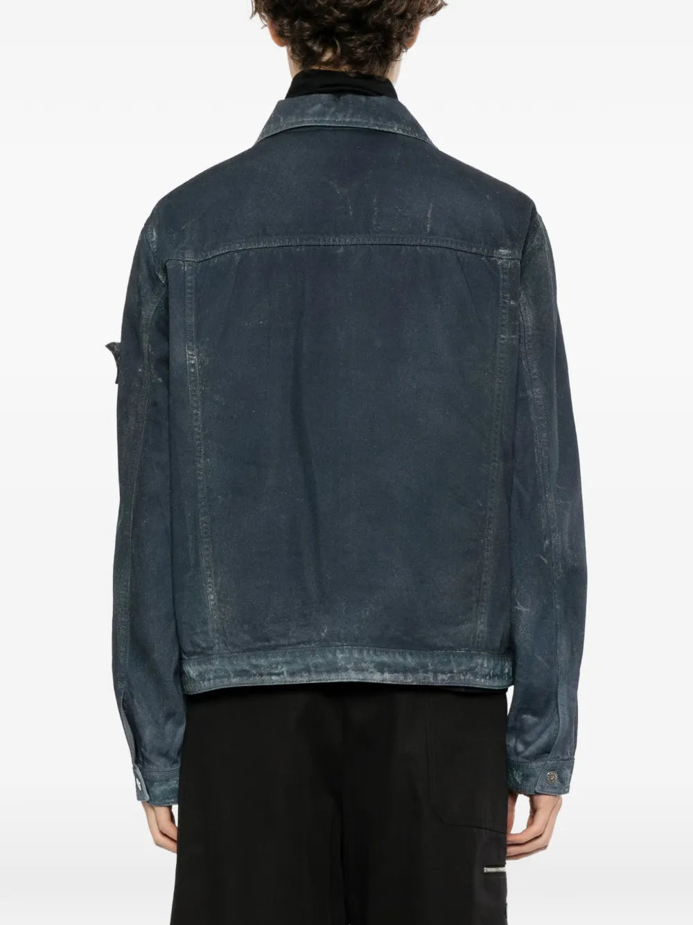 logo-patch denim jacket