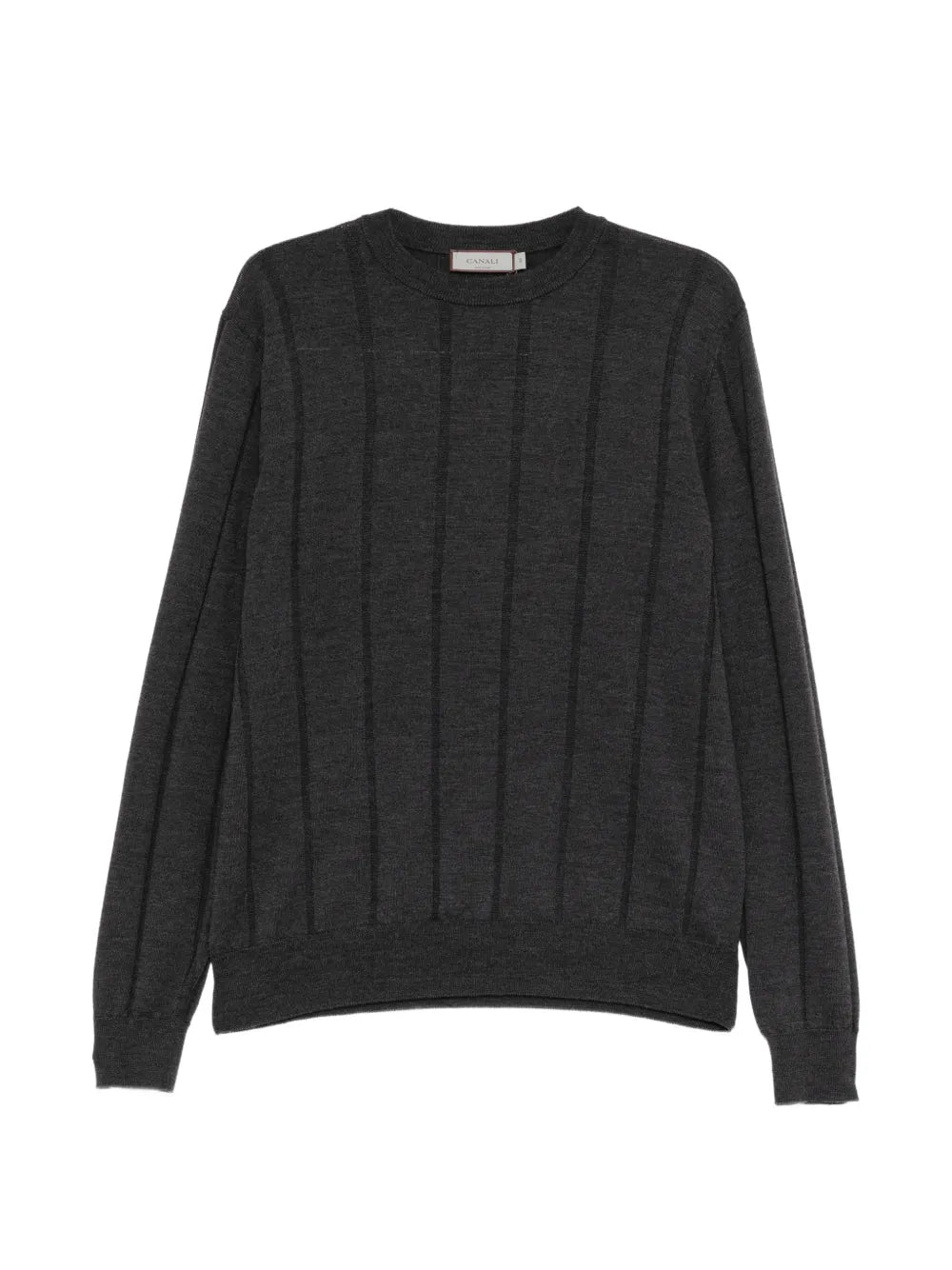 ribbed-knit sweater
