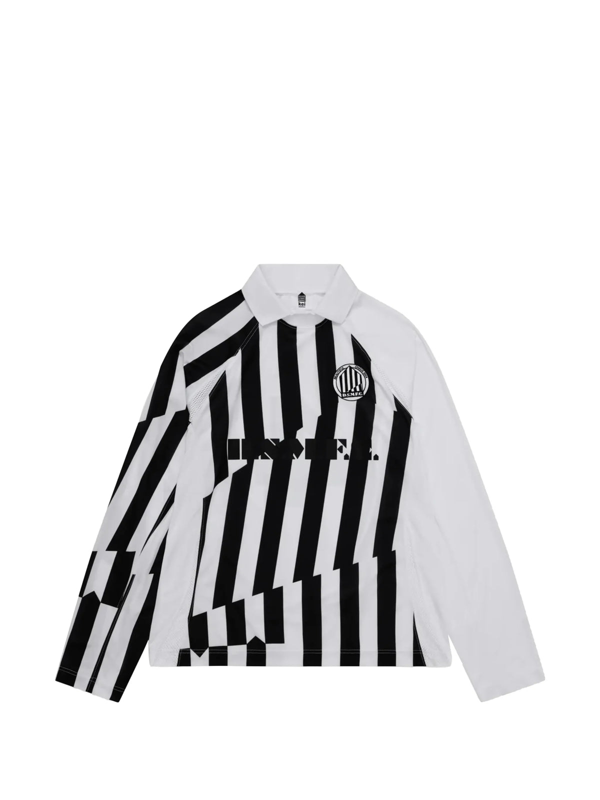 X Kei Ninomiya Striped Long-Sleeve T-Shirt