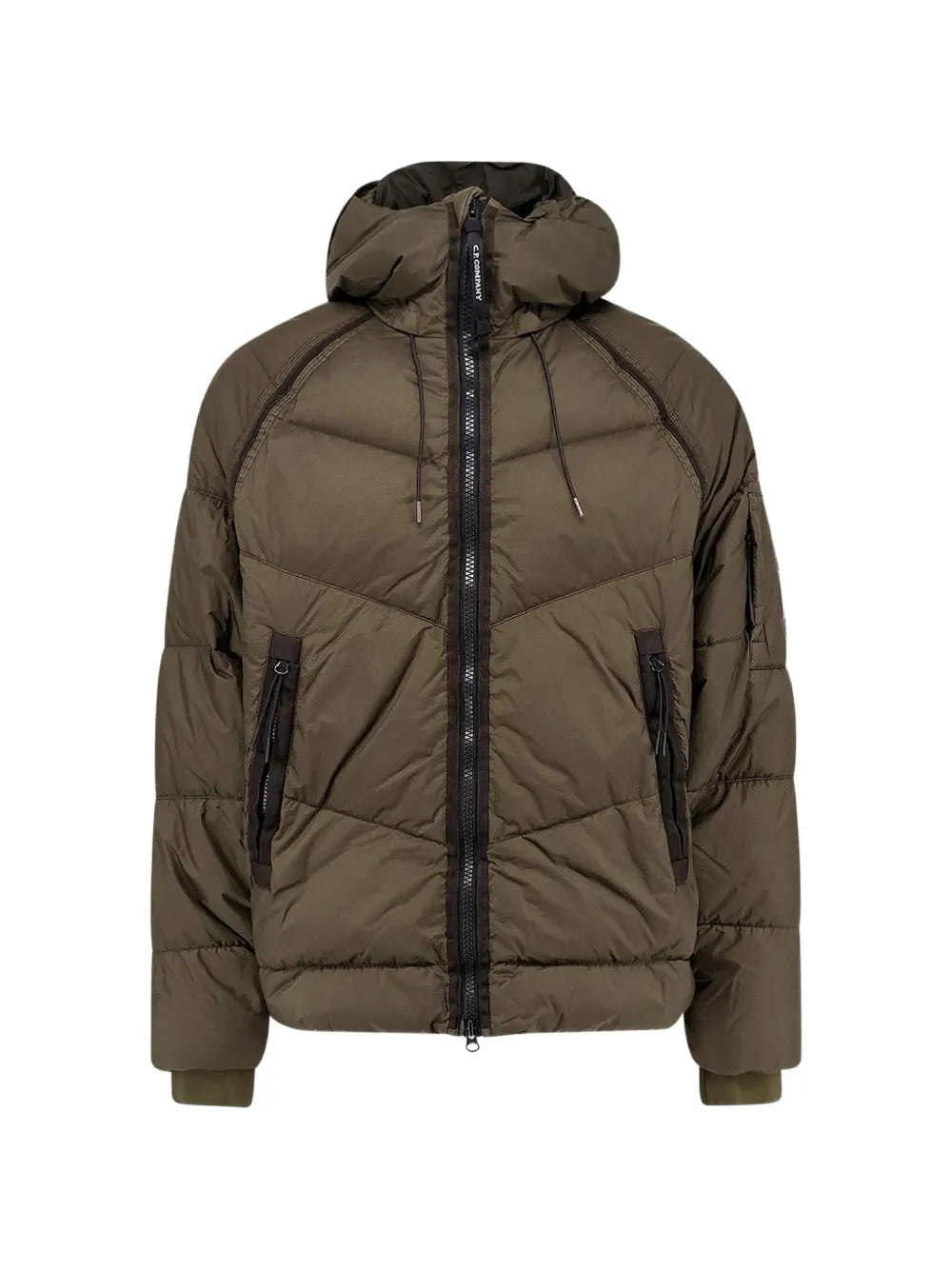 quilted hooded jacket