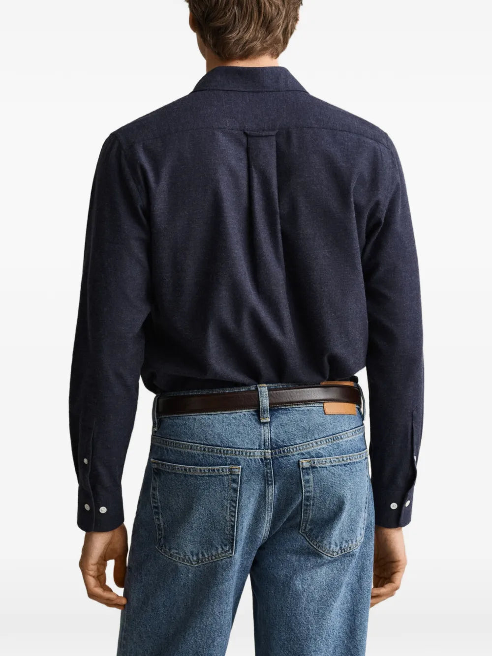 button-down cotton shirt