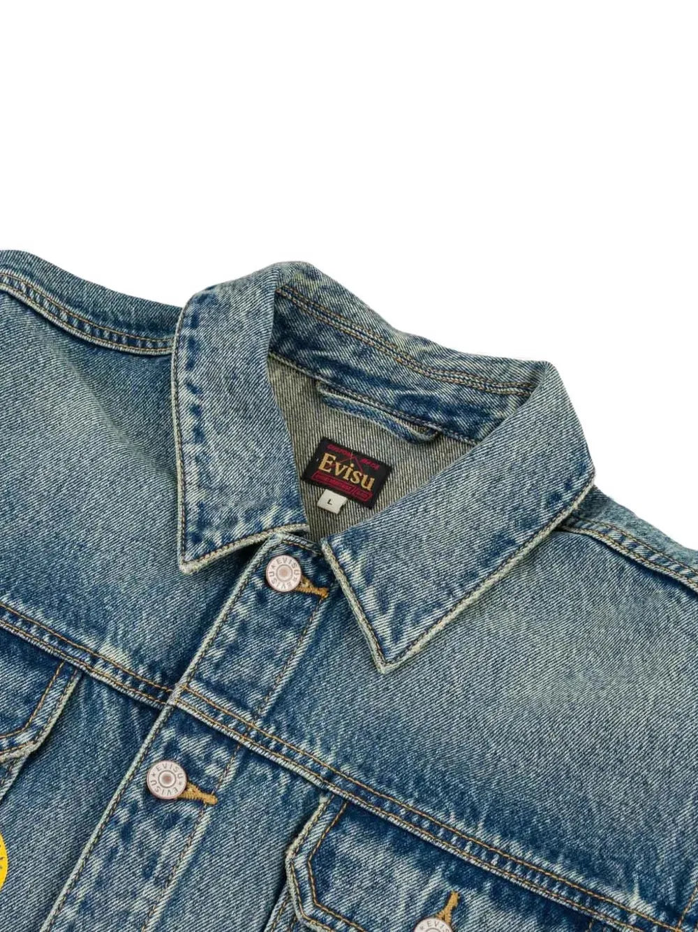 logo-print denim jacket