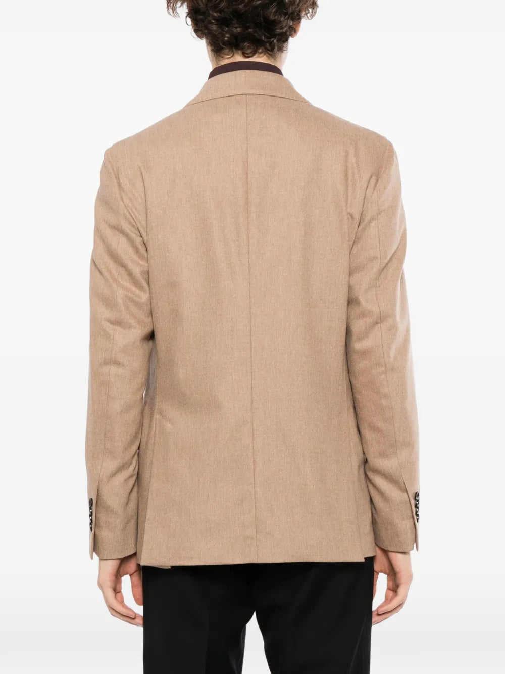 double-breasted peak-lapels blazer