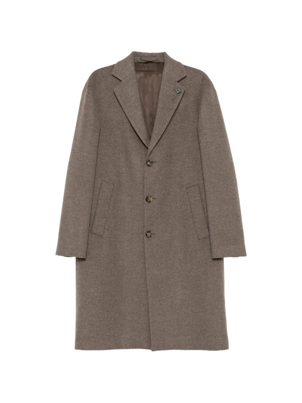single-breasted notched-lapels coat