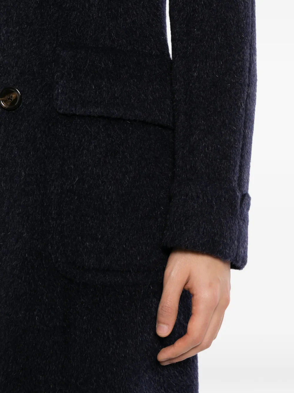 double-breasted coat