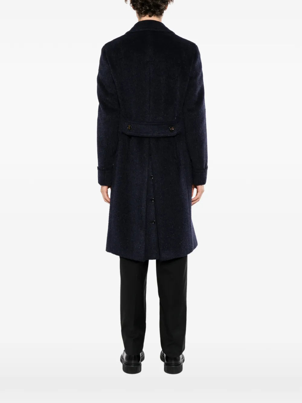 double-breasted coat