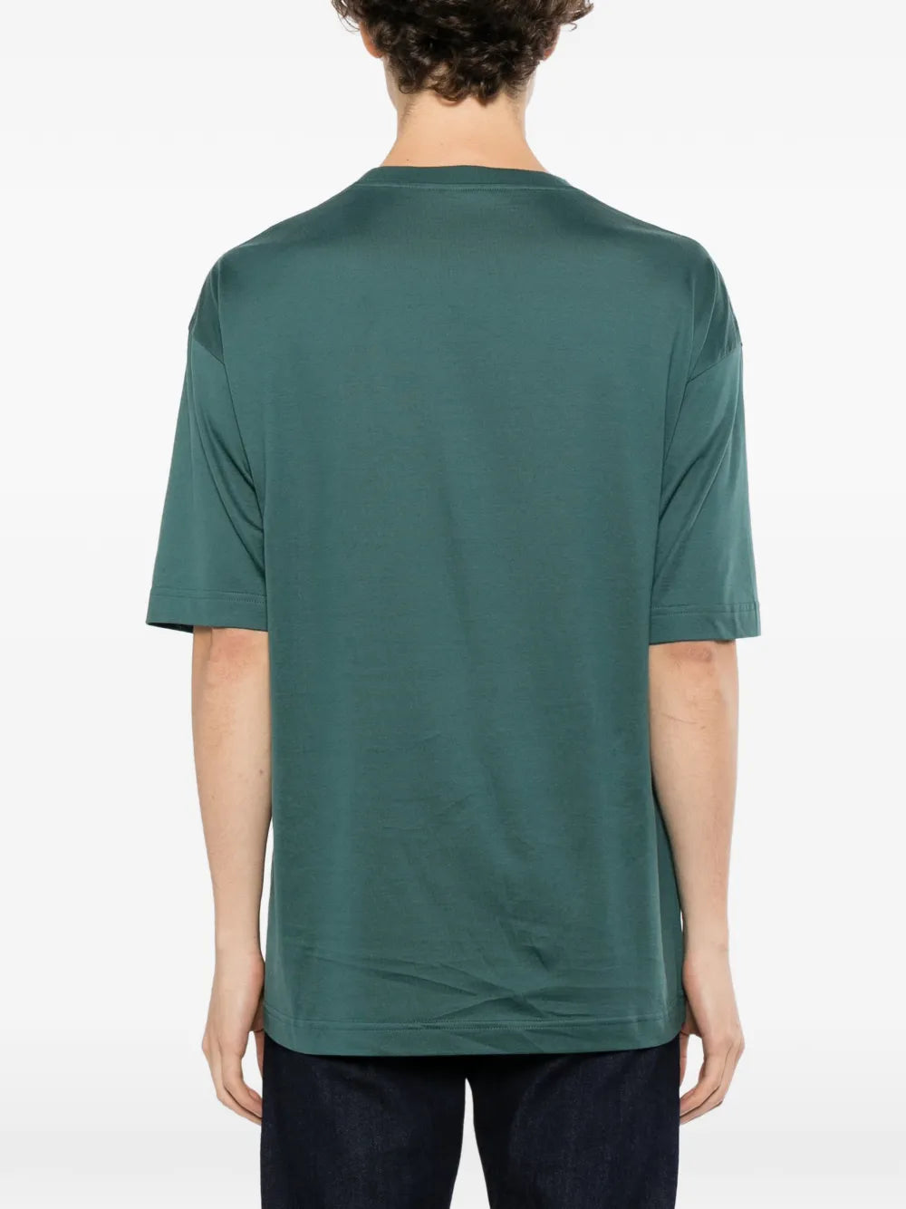 logo-embroidered T-shirt