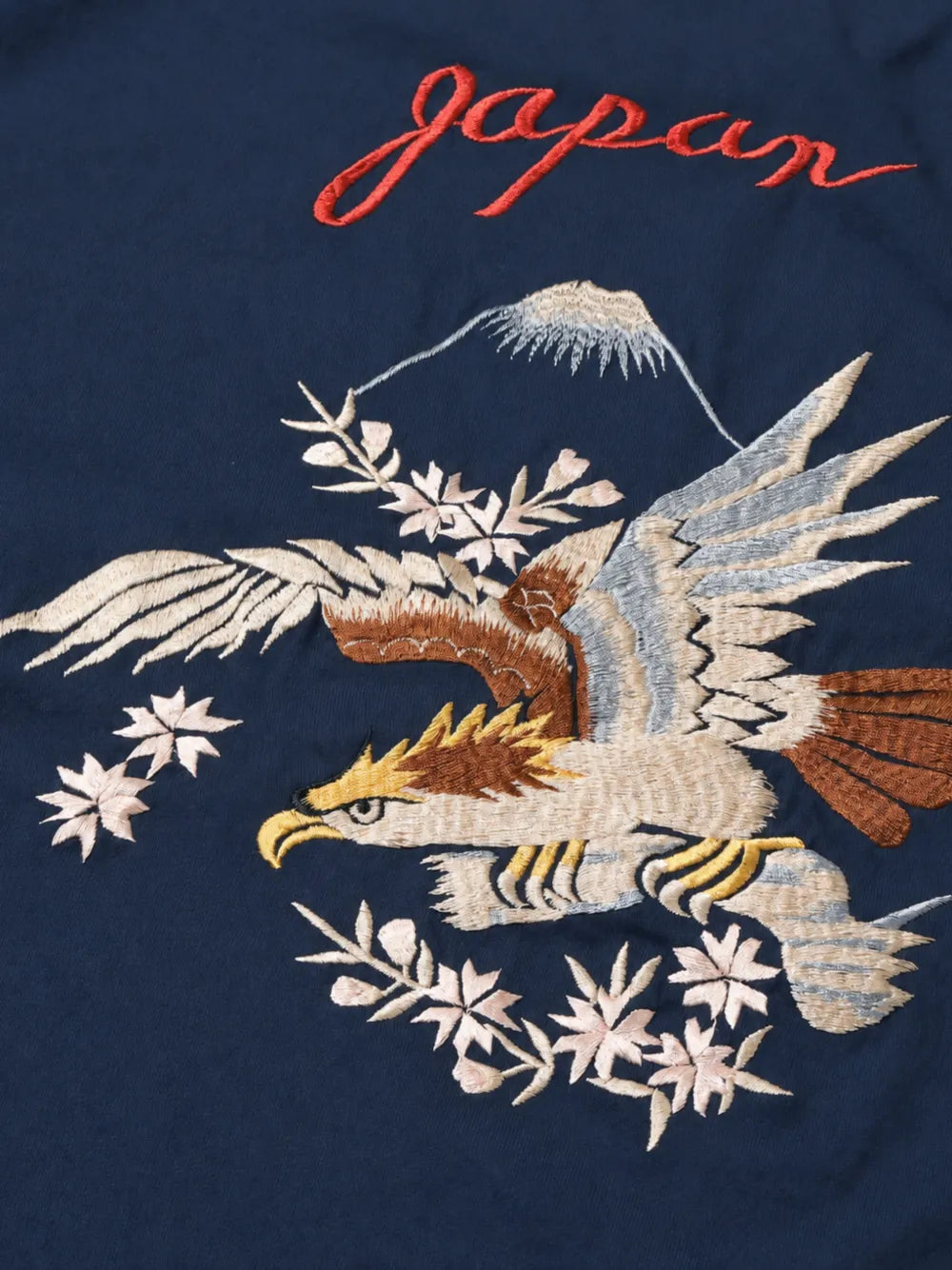 Suka Eagle-embroidered long-sleeve T-shirt
