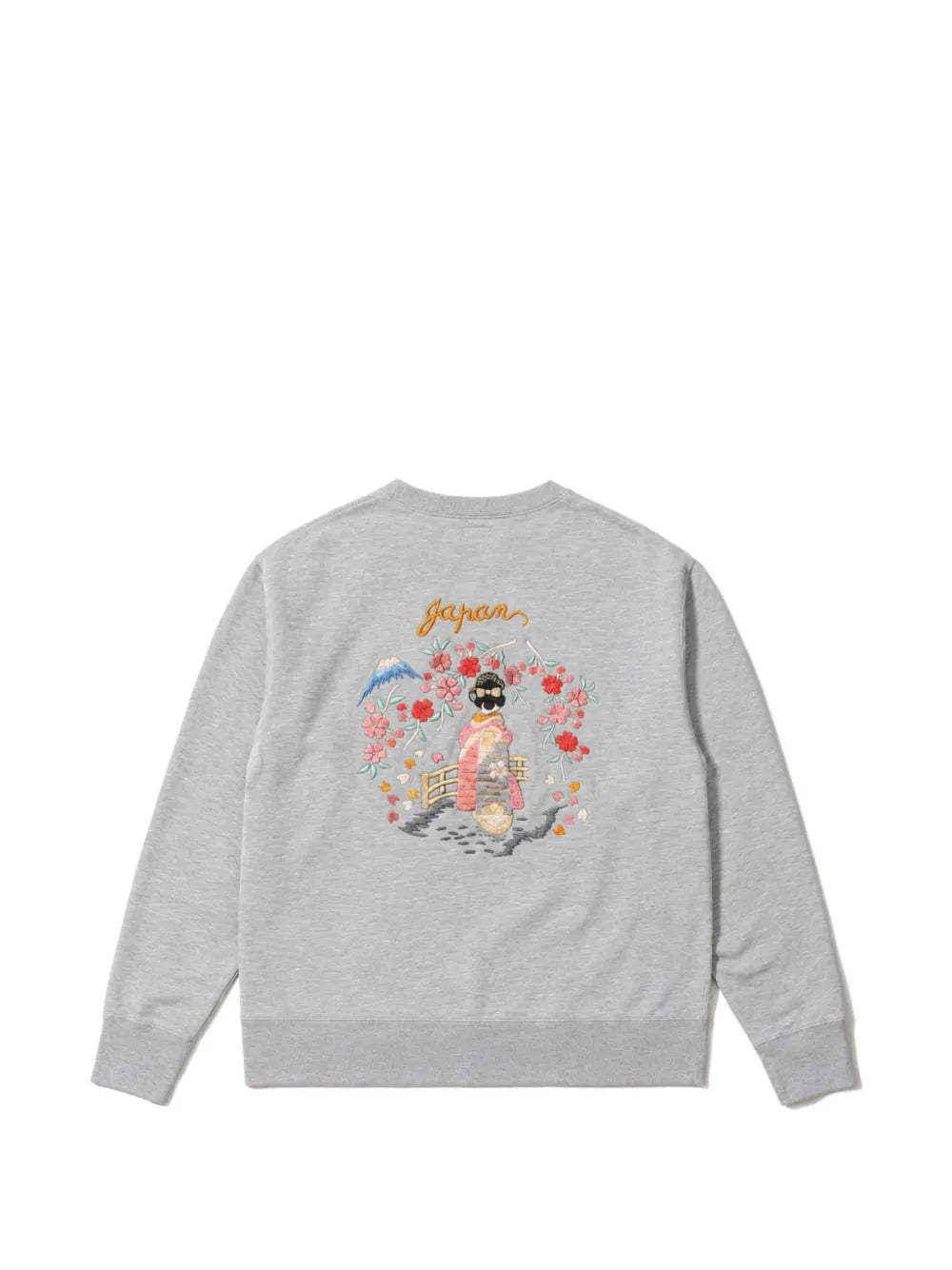embroidered crew-neck sweatshirt