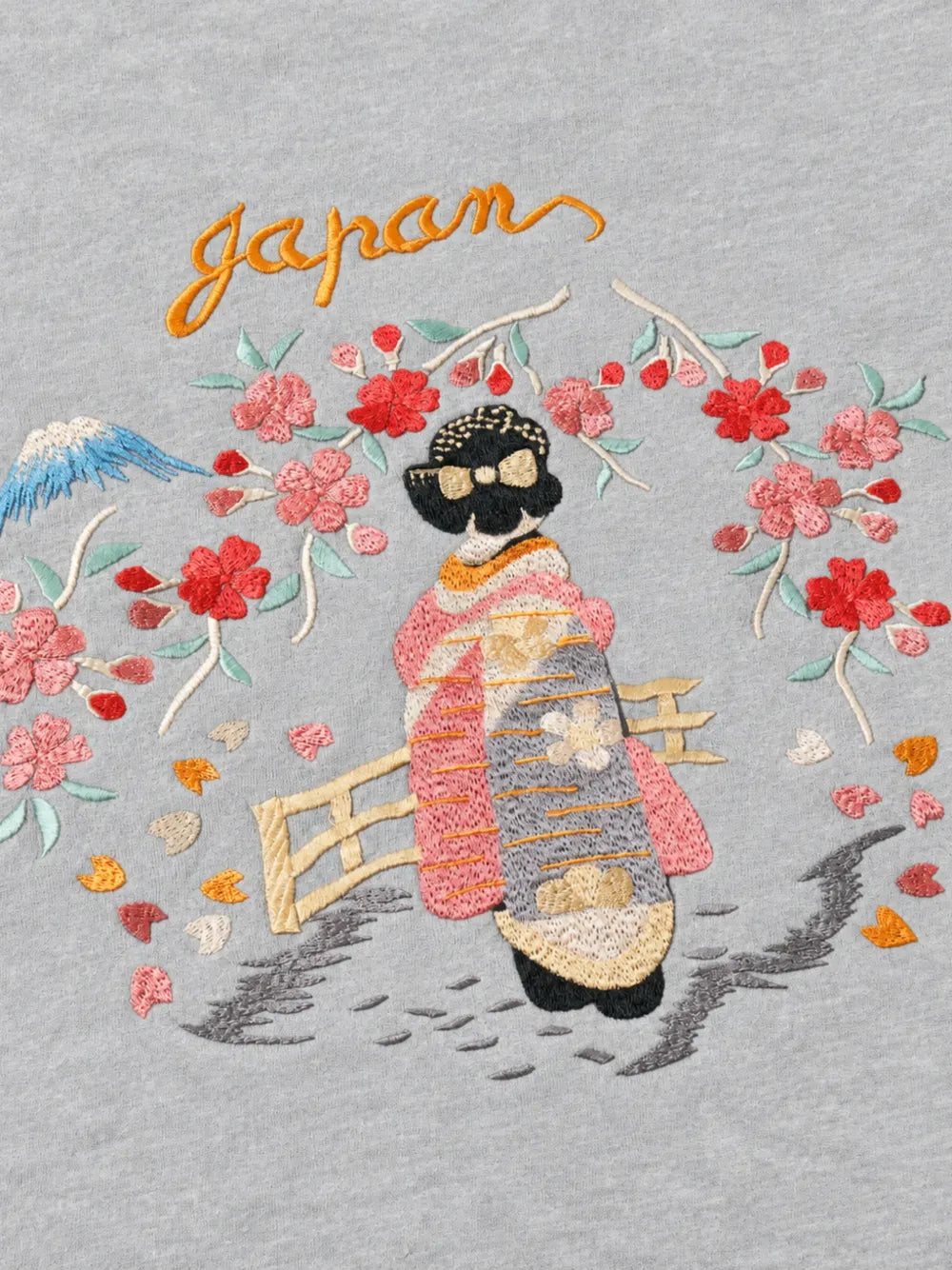 embroidered crew-neck sweatshirt