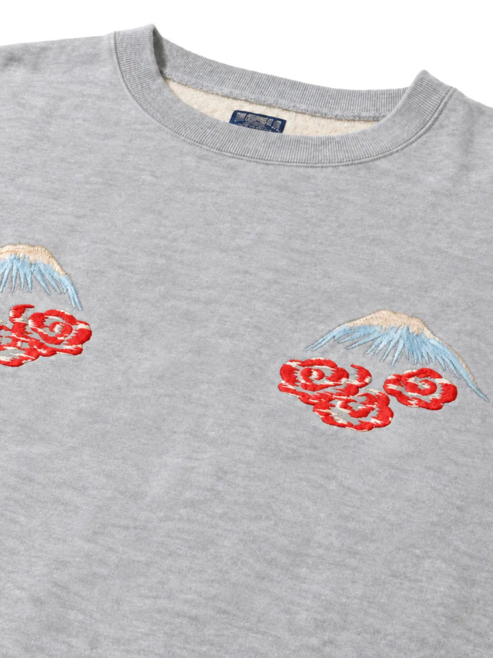 embroidered crew-neck sweatshirt