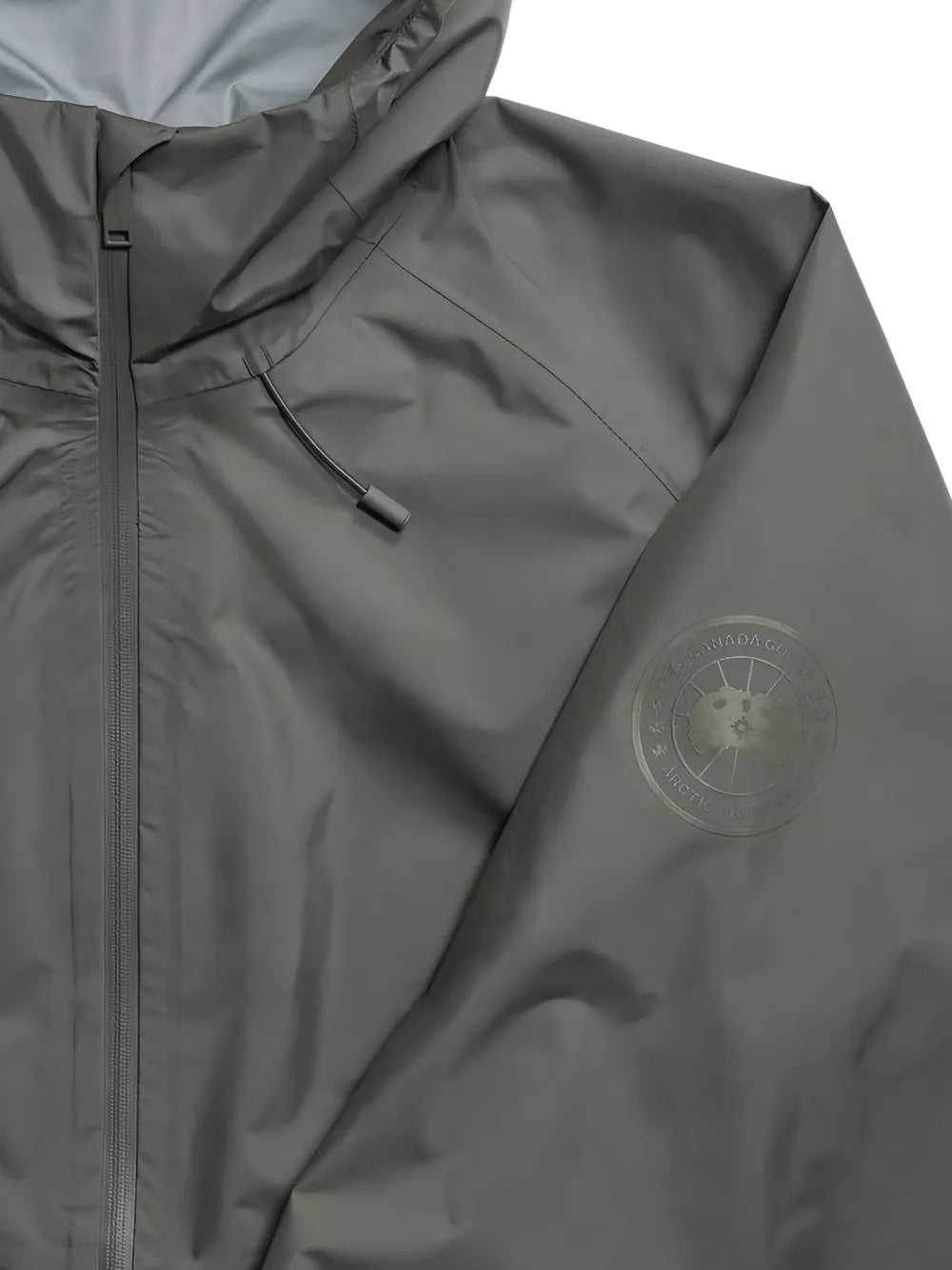 Horizon logo-patch hooded jacket