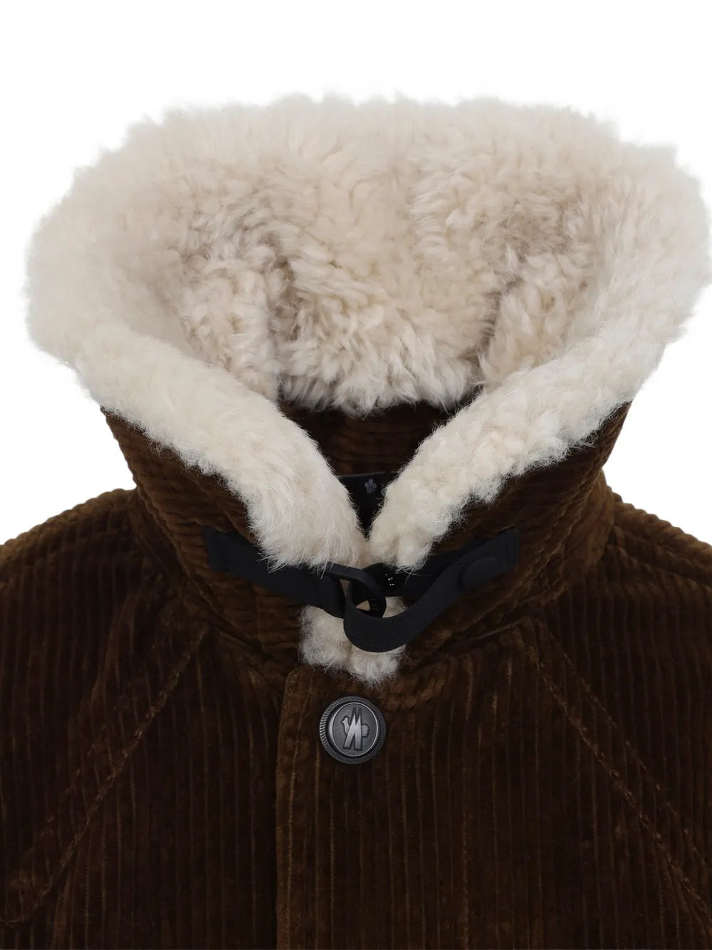 Givrand corduroy fur-collar padded jacket