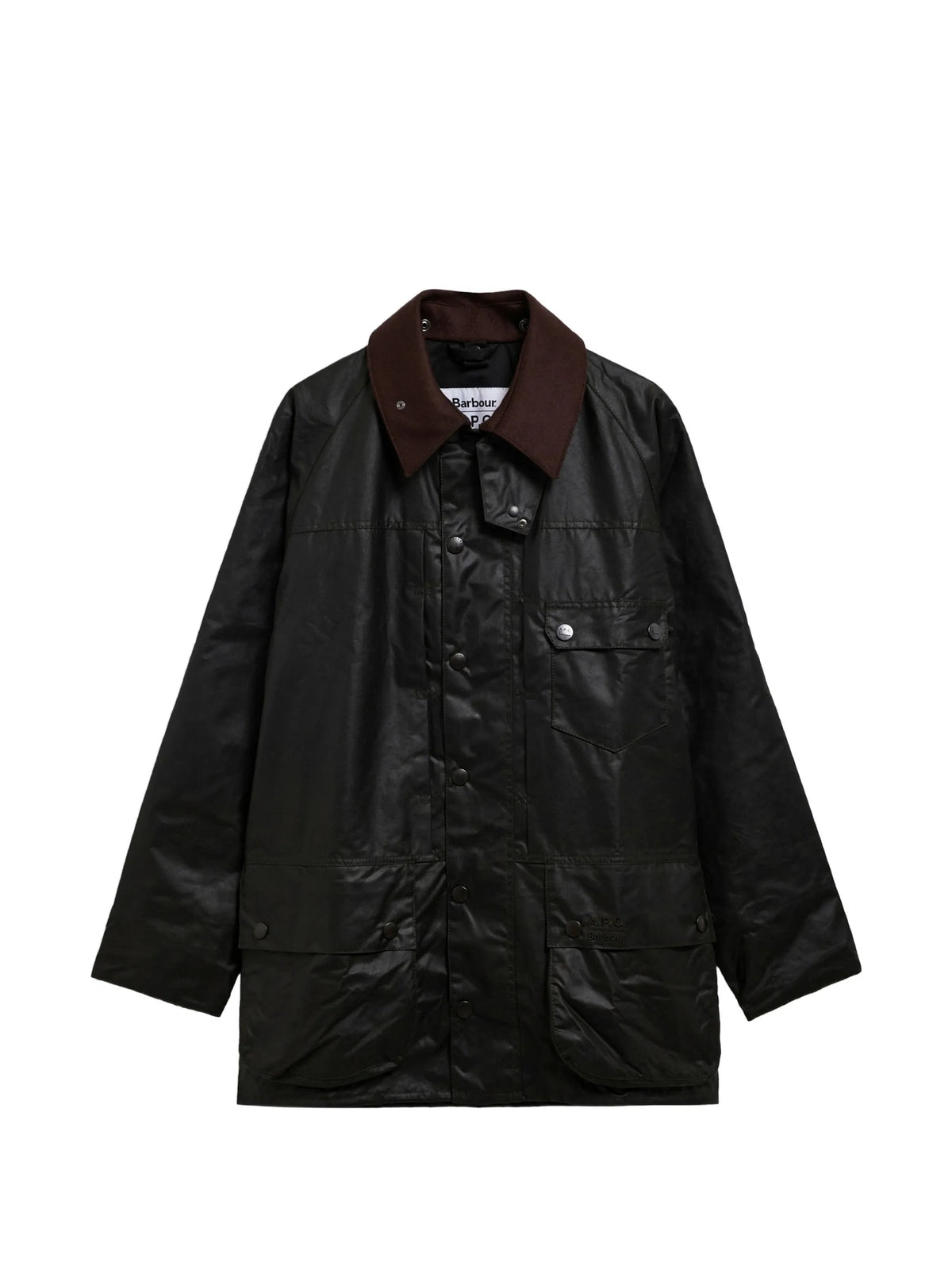 x A.P.C Waxed-Cotton Jacket