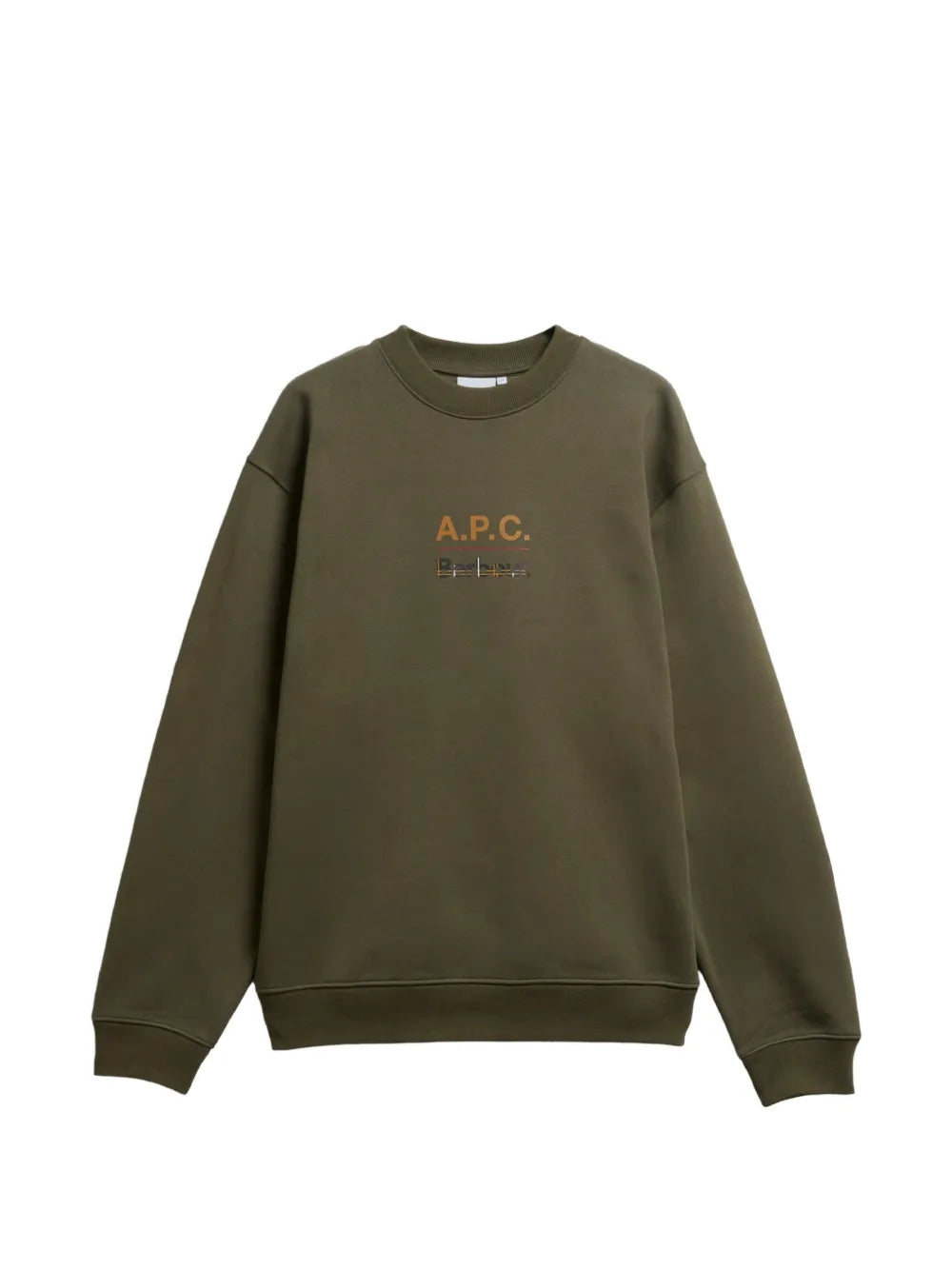 x A.P.C Logo-Print Cotton Sweater