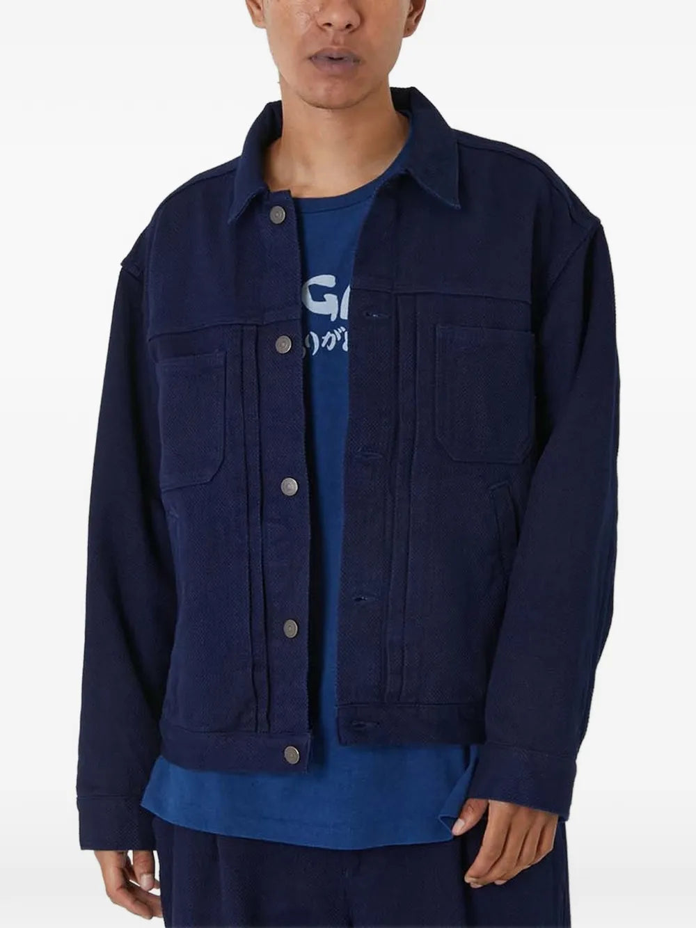 button-up cotton jacket