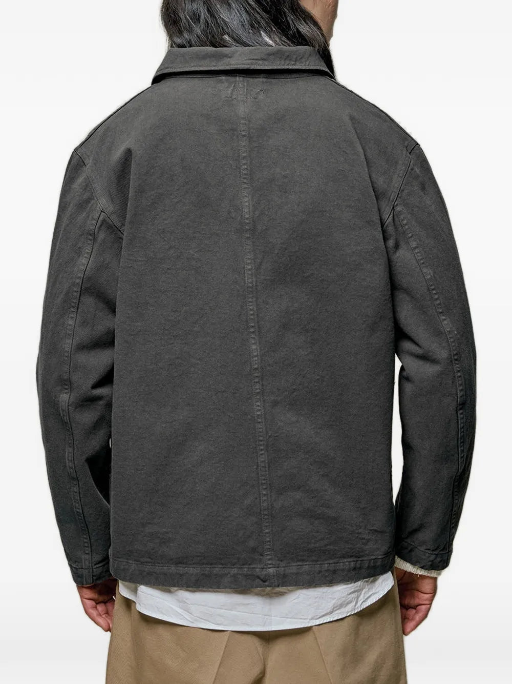 patch-pocket shirt jacket
