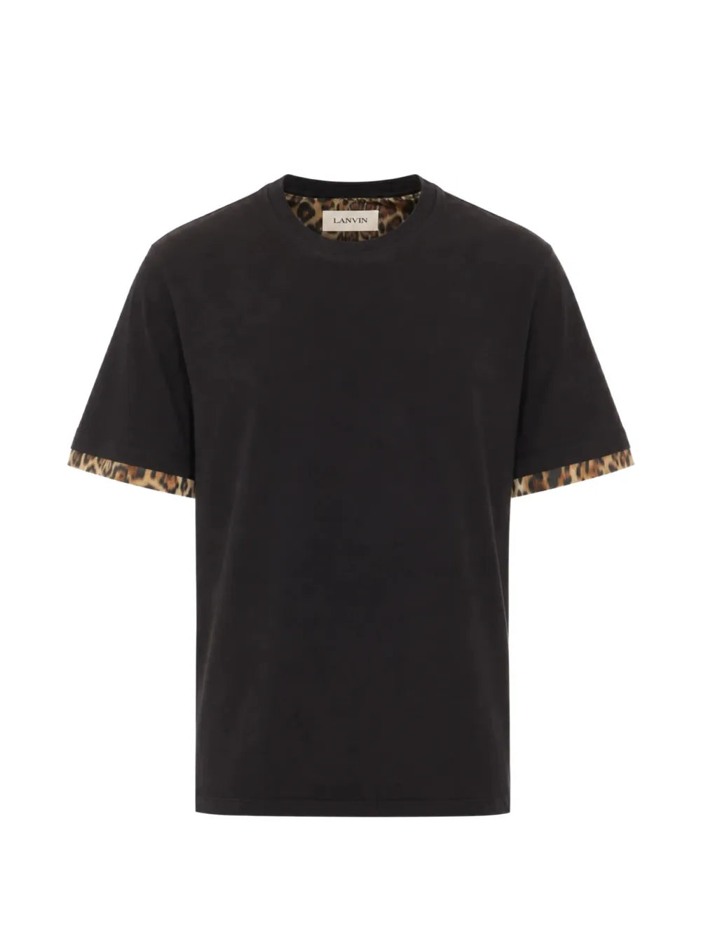 animal-print T-shirt
