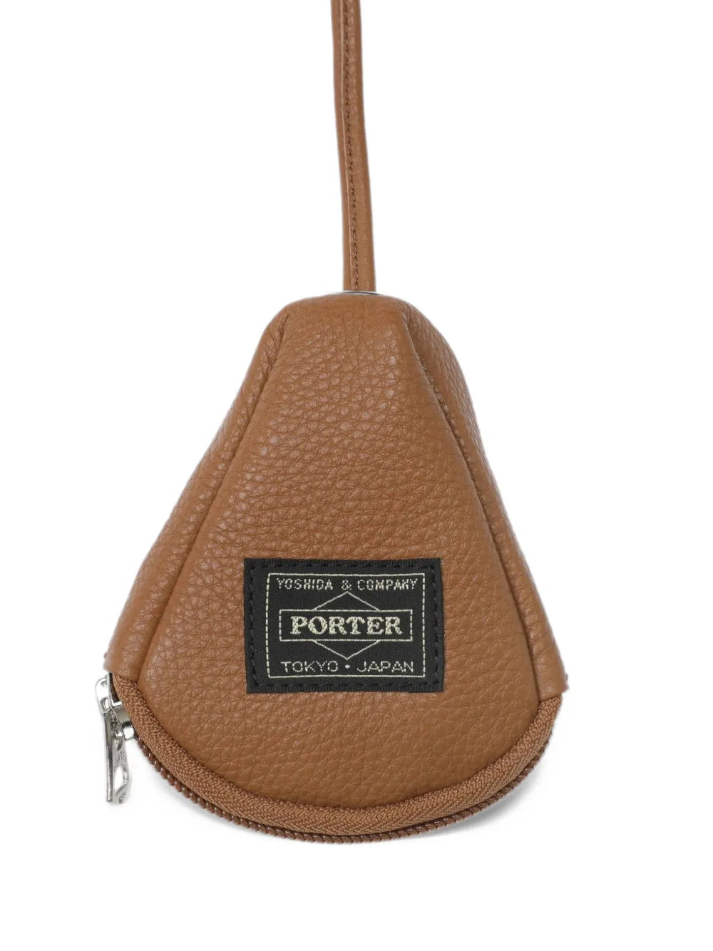 Calm grained-leather key pack