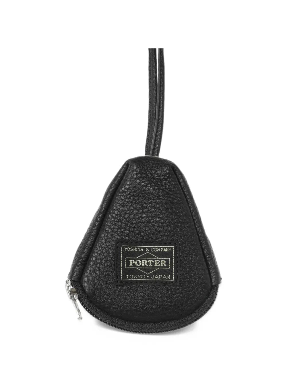 Calm grained-leather key pack