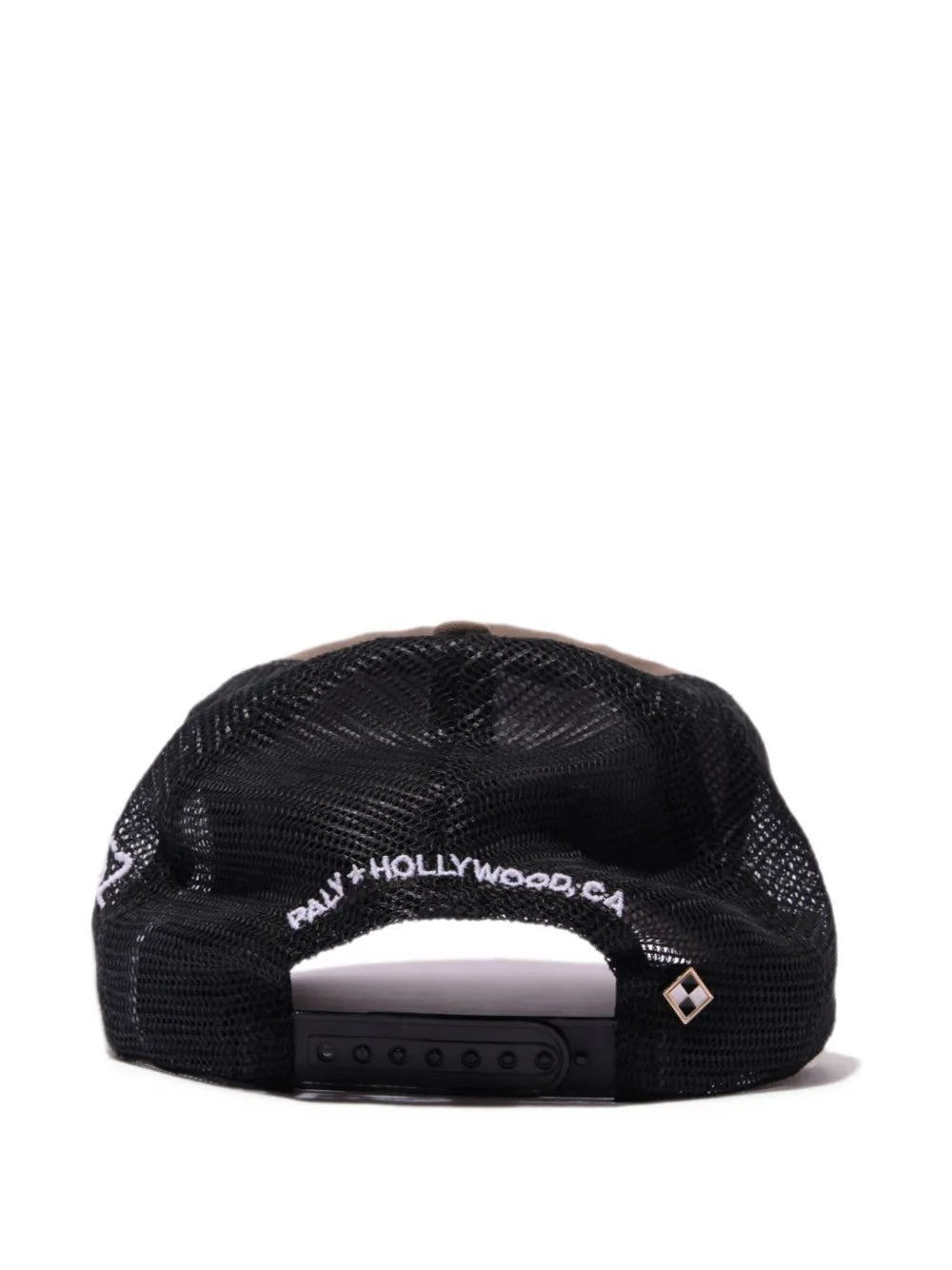 distressed mesh-panel baseball cap