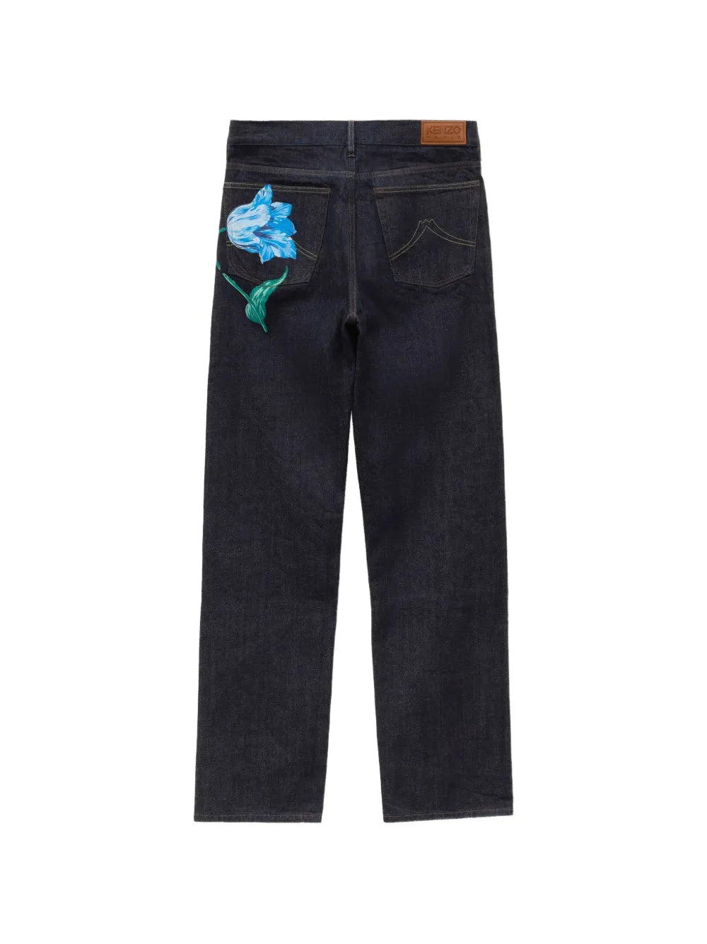 KENZO Tulip straight-fit denim jeans