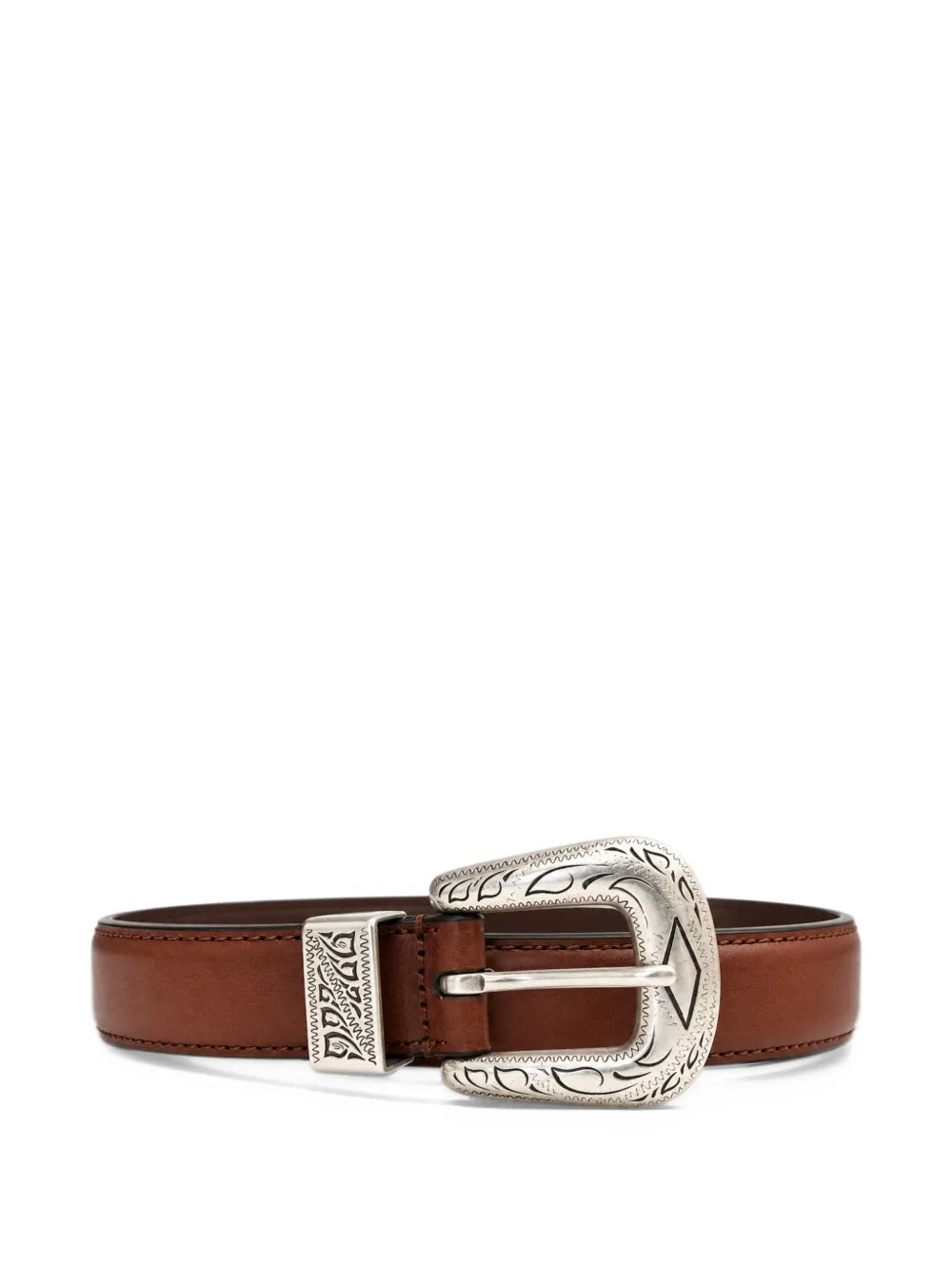 engraved leather belt
