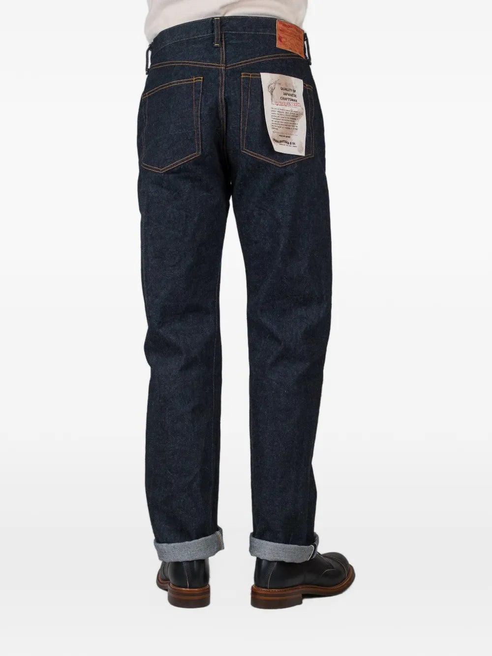 logo-patch jeans