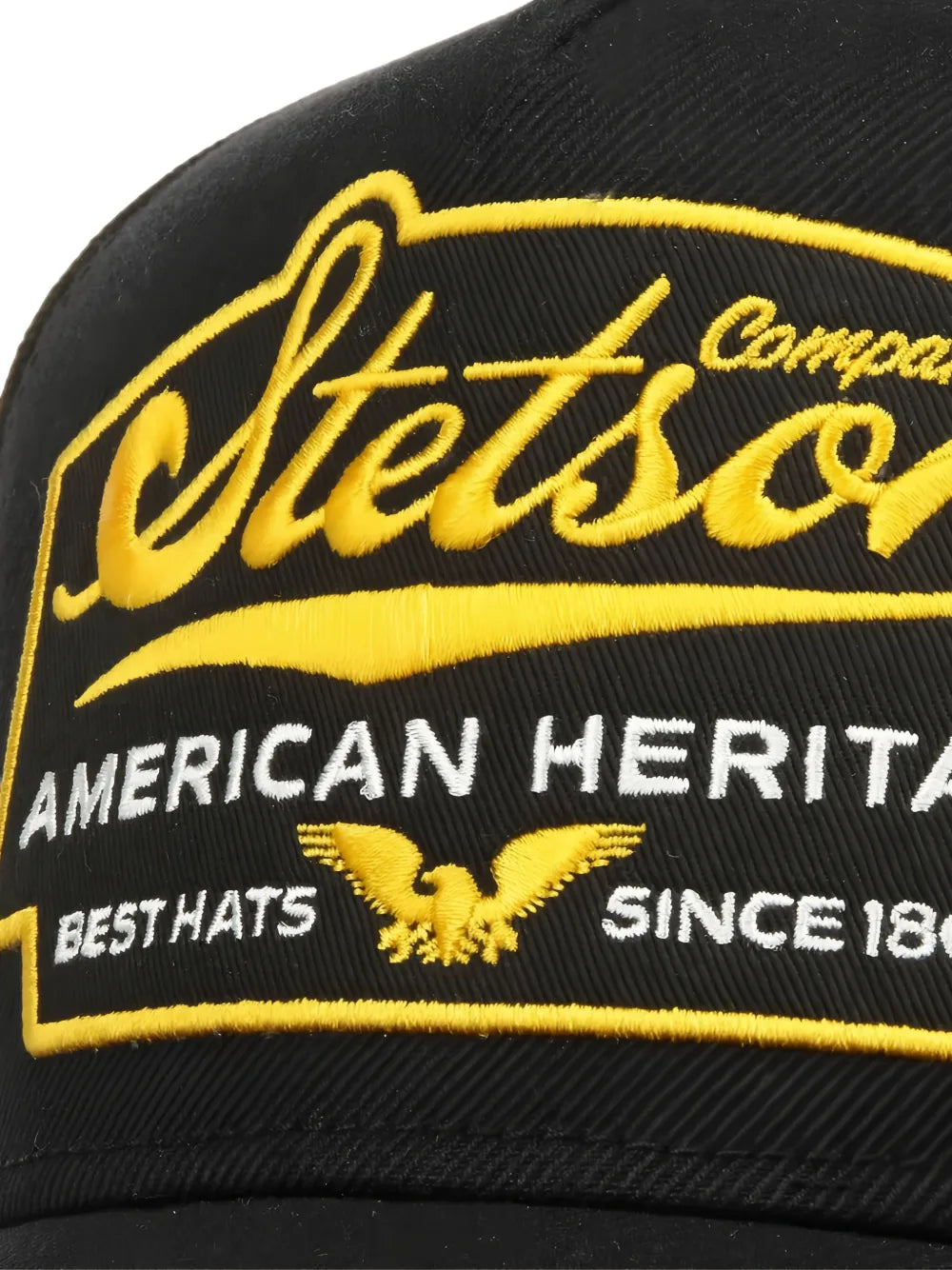 Since 1865 logo-patch trucker cap