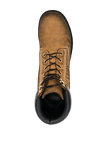 Show Panelled Suede-Leather Boots