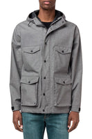 AMI Short Hooded Parka Grey - The Business Fashion - 2