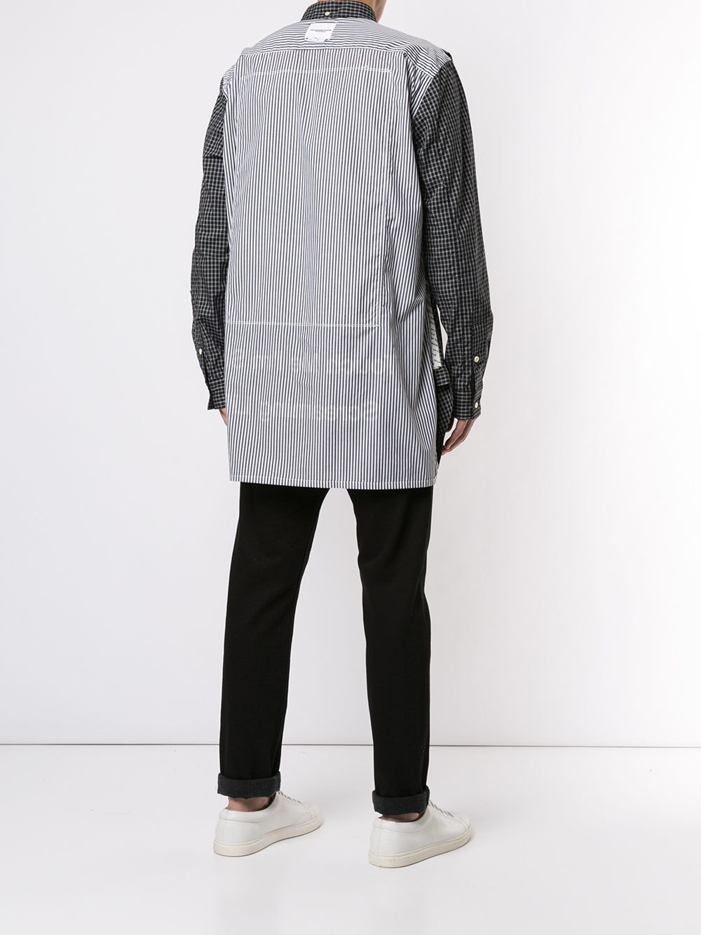 Deconstructed Patch Logo Shirt