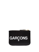 Logo Print Zipped Pouch