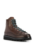 Leather Lace-Up Hiking Boots