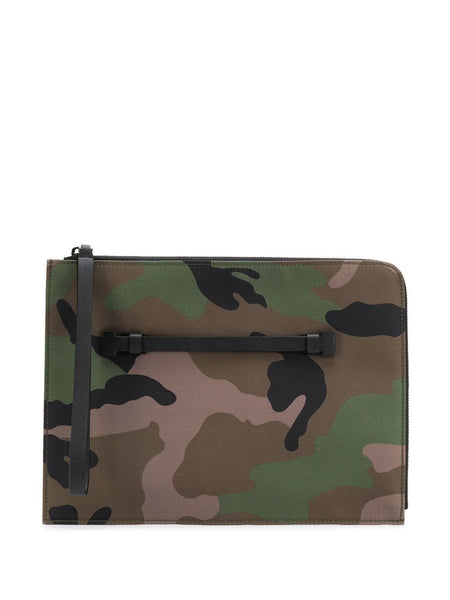 Camouflage Print Clutch